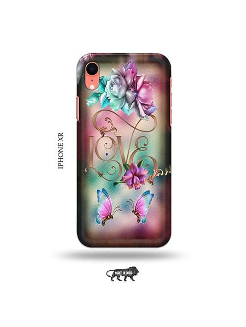 floral love back cover compatible with iphone xr - 19031793 - Very Small Image - 1