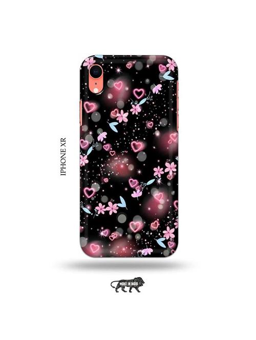 flower and hearts back cover compatible with iphone xr - 19031812 - Very Small Image - 1