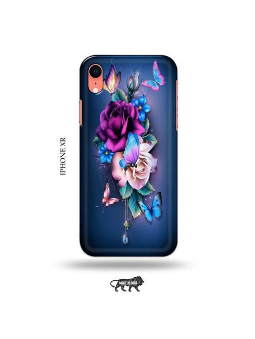 flowers back cover compatible with iphone xr - 19031825 - Very Small Image - 1