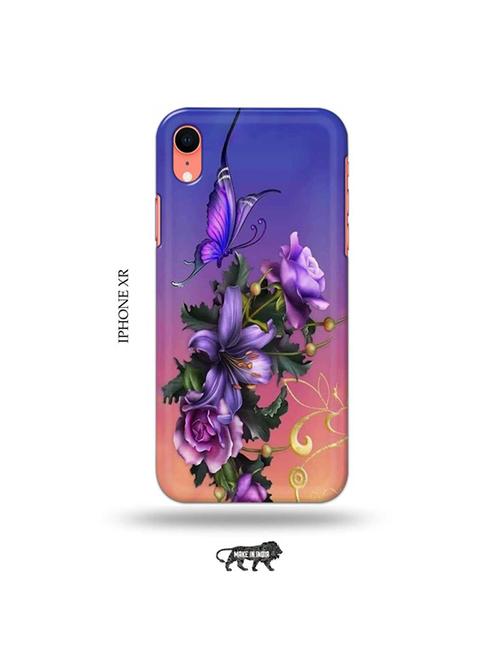 flowers back cover compatible with iphone xr - 19031854 - Very Small Image - 1