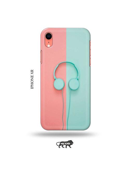 hipster headset back cover compatible with iphone xr - 19031882 - Very Small Image - 1