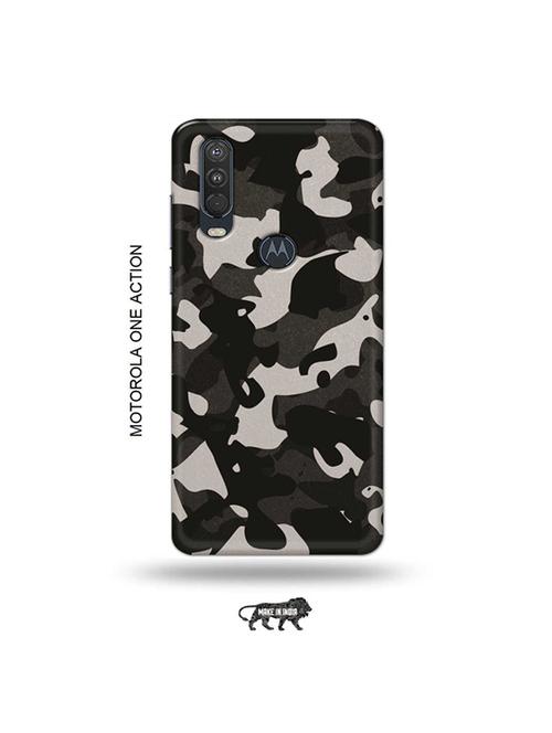camouflage back cover compatible with motorola one action - 19032554 - Very Small Image - 1