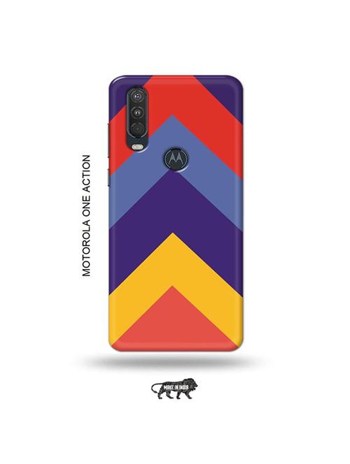 tweakymod designer printed hard case | straight up back cover compatible with motorola one action - 19032587 - Very Small Image - 1