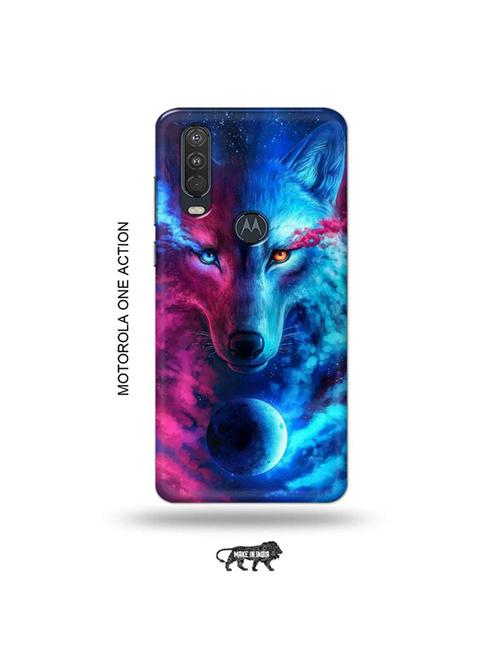 tweakymod designer printed hard case | universal fox back cover compatible with motorola one action - 19032611 - Very Small Image - 1