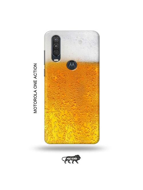 tweakymod designer printed hard case | beer back cover compatible with motorola one action - 19032702 - Very Small Image - 1