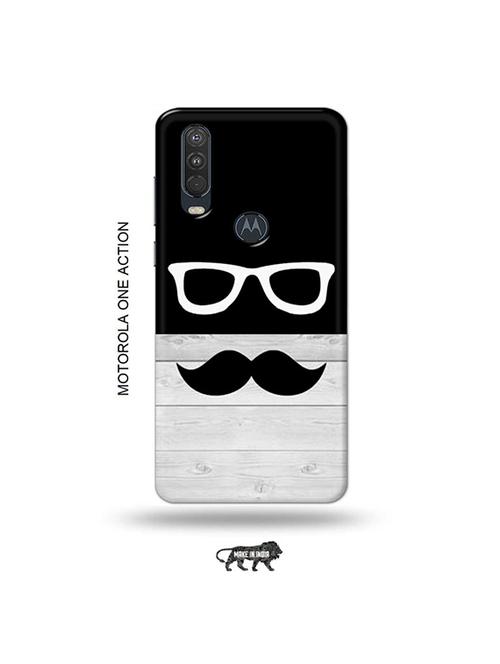 tweakymod designer printed hard case | hipster back cover compatible with motorola one action - 19032723 - Very Small Image - 1