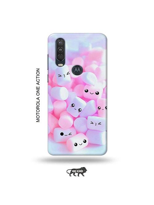 tweakymod designer printed hard case | cute faces back cover compatible with motorola one action - 19032749 - Very Small Image - 1
