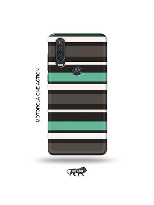 tweakymod designer printed hard case | strips back cover compatible with motorola one action - 19032791 - Very Small Image - 1