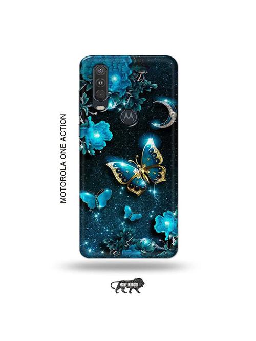 tweakymod designer printed hard case | flowers back cover compatible with motorola one action - 19032888 - Very Small Image - 1