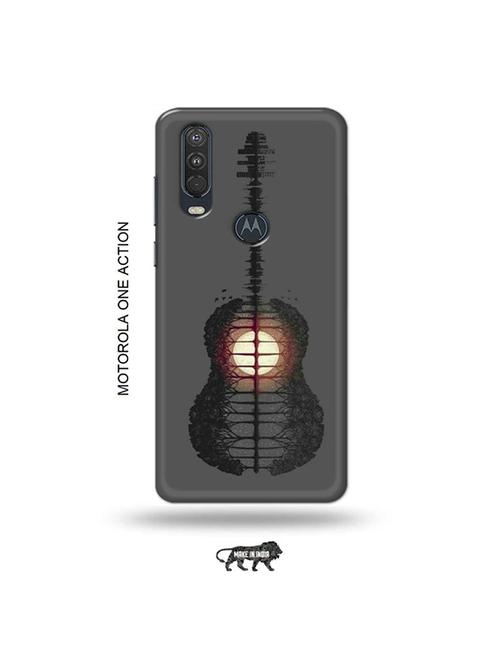 tweakymod designer printed hard case | nature guitar back cover compatible with motorola one action - 19032919 - Very Small Image - 1