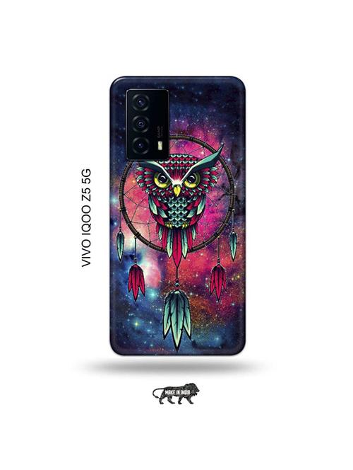 tweakymod designer printed hard case | owl dream catcher back cover compatible with vivo iqoo z5 5g - 19033453 - Very Small Image - 1