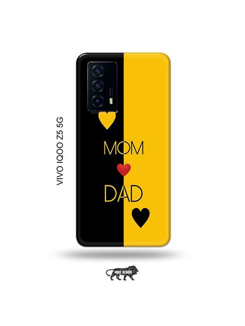 tweakymod designer printed hard case | mom dad back cover compatible with vivo iqoo z5 5g - 19033461 - Very Small Image - 1