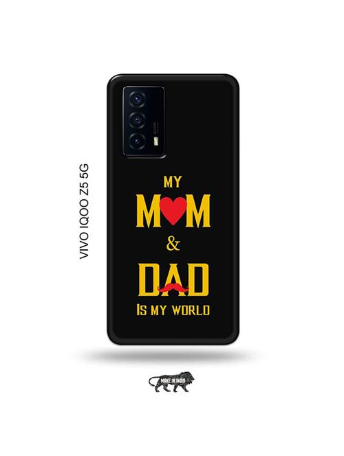 tweakymod designer printed hard case | mom dad back cover compatible with vivo iqoo z5 5g - 19033468 - Very Small Image - 1
