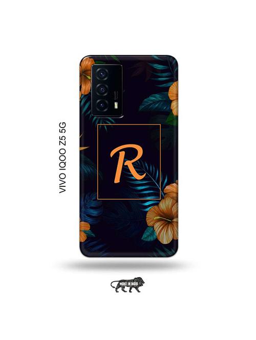 tweakymod designer printed hard case | floral r back cover compatible with vivo iqoo z5 5g - 19033540 - Very Small Image - 1