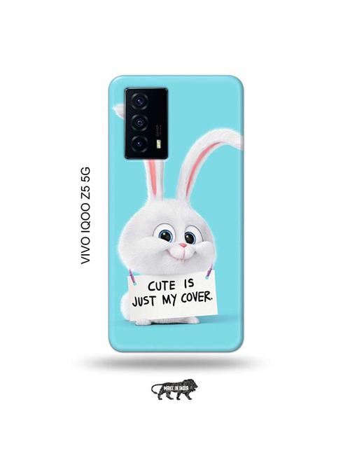 tweakymod designer printed hard case | cute is my cover back cover compatible with vivo iqoo z5 5g - 19033555 - Very Small Image - 1