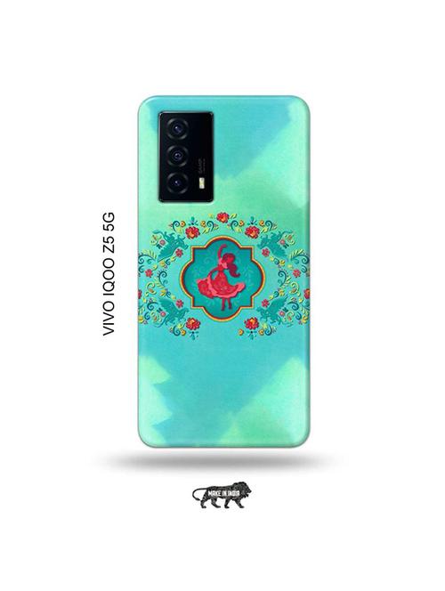 tweakymod designer printed hard case | indie girl back cover compatible with vivo iqoo z5 5g - 19033562 - Very Small Image - 1