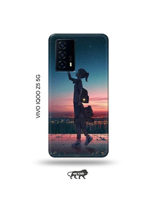 tweakymod designer printed hard case | girl keddy back cover compatible with vivo iqoo z5 5g - 19033573 - Very Small Image - 1