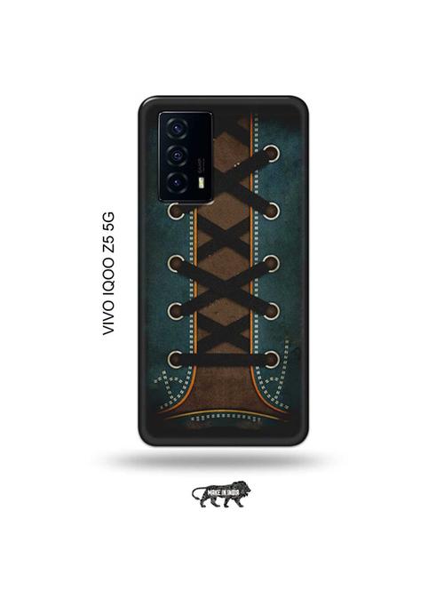 tweakymod designer printed hard case | shoe lace back cover compatible with vivo iqoo z5 5g - 19033579 - Very Small Image - 1