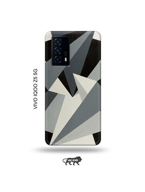 tweakymod designer printed hard case | blocky design back cover compatible with vivo iqoo z5 5g - 19033593 - Very Small Image - 1