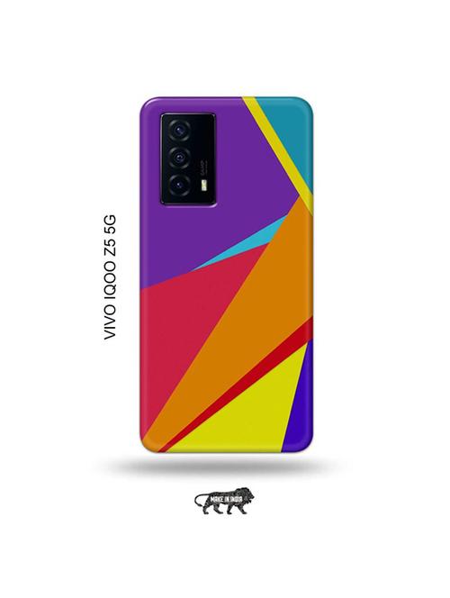 tweakymod designer printed hard case | abstract strips back cover compatible with vivo iqoo z5 5g - 19033607 - Very Small Image - 1