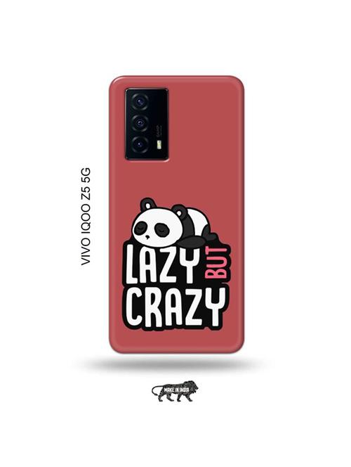 tweakymod designer printed hard case | crazy panda back cover compatible with vivo iqoo z5 5g - 19033629 - Very Small Image - 1