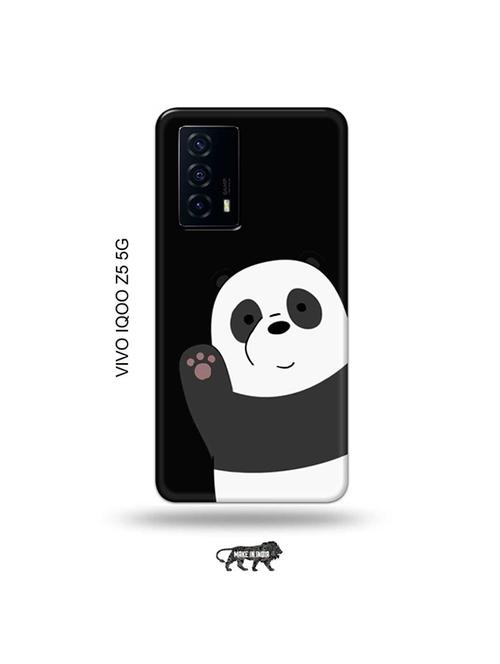 tweakymod designer printed hard case | hello panda back cover compatible with vivo iqoo z5 5g - 19033630 - Very Small Image - 1