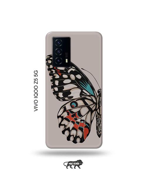 tweakymod designer printed hard case | butterfly back cover compatible with vivo iqoo z5 5g - 19033636 - Very Small Image - 1