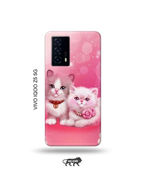 tweakymod designer printed hard case | cute kitties back cover compatible with vivo iqoo z5 5g - 19033652 - Very Small Image - 1
