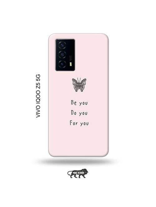 tweakymod designer printed hard case | be you back cover compatible with vivo iqoo z5 5g - 19033668 - Very Small Image - 1