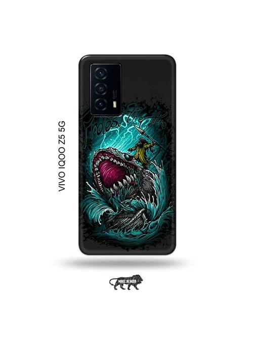 tweakymod designer printed hard case | shark back cover compatible with vivo iqoo z5 5g - 19033678 - Very Small Image - 1