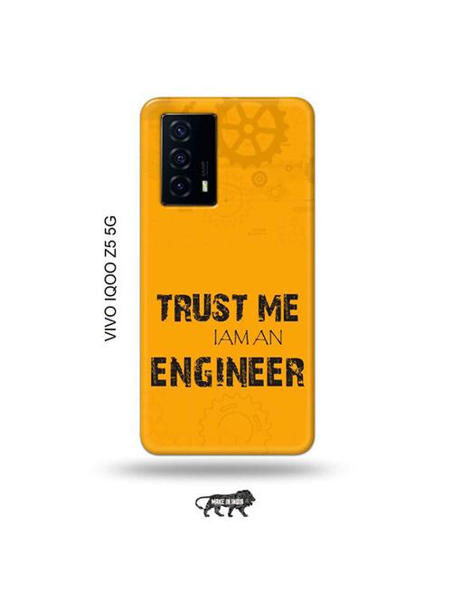 tweakymod designer printed hard case | trust me i am engineer back cover compatible with vivo iqoo z5 5g - 19033681 - Very Small Image - 1