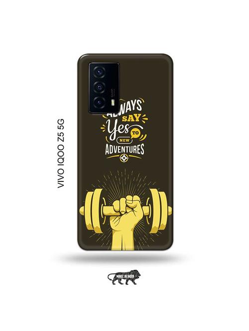 tweakymod designer printed hard case | always say yes back cover compatible with vivo iqoo z5 5g - 19033684 - Very Small Image - 1