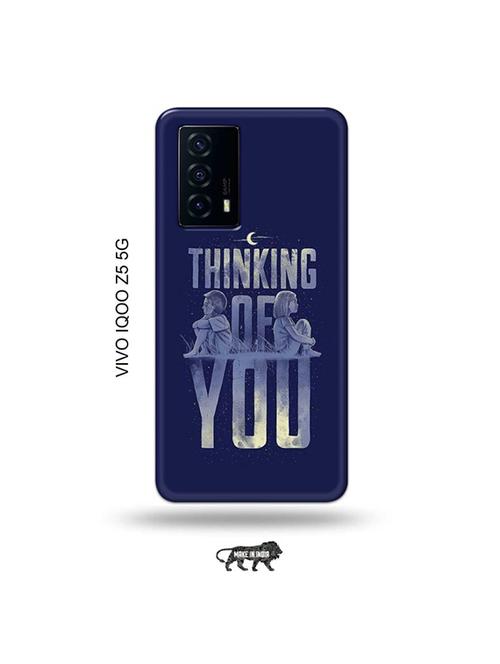 tweakymod designer printed hard case | thinking of you back cover compatible with vivo iqoo z5 5g - 19033687 - Very Small Image - 1