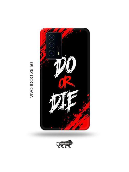 tweakymod designer printed hard case | do or die back cover compatible with vivo iqoo z5 5g - 19033691 - Very Small Image - 1