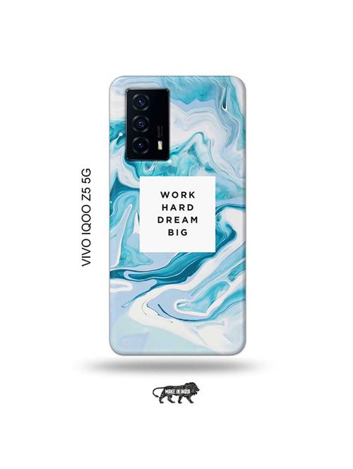 work hard dream big back cover compatible with vivo iqoo z5 5g - 19033696 - Very Small Image - 1