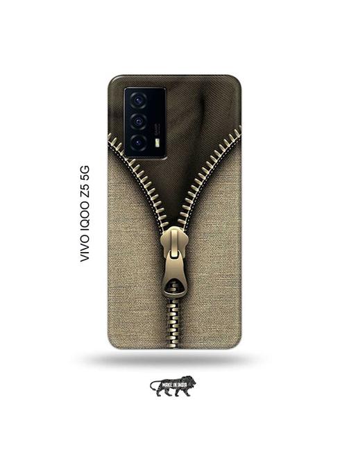tweakymod designer printed hard case | zipper back cover compatible with vivo iqoo z5 5g - 19033701 - Very Small Image - 1