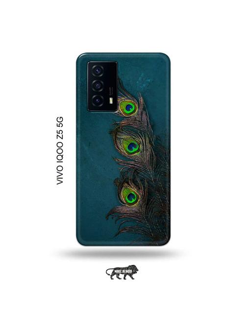 krishna feather back cover compatible with vivo iqoo z5 5g - 19033730 - Very Small Image - 1