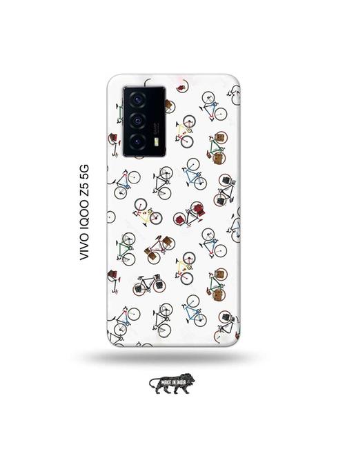 tweakymod designer printed hard case | cycle love back cover compatible with vivo iqoo z5 5g - 19033754 - Very Small Image - 1