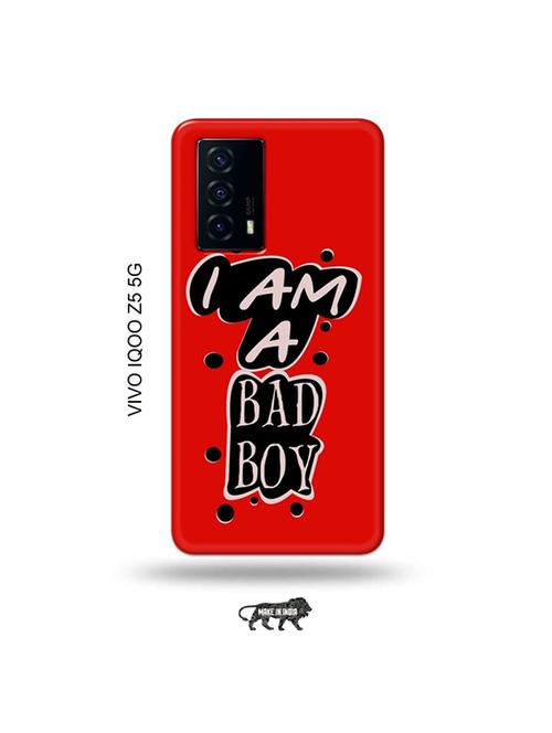 tweakymod designer printed hard case | bad boy back cover compatible with vivo iqoo z5 5g - 19033757 - Very Small Image - 1