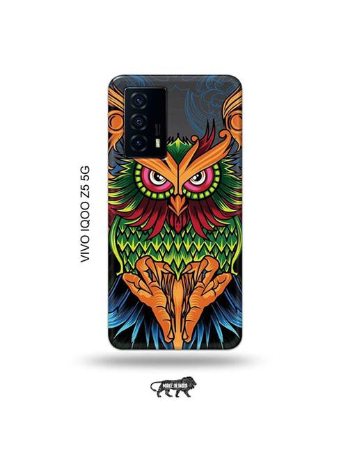colourful owl back cover compatible with vivo iqoo z5 5g - 19033769 - Very Small Image - 1