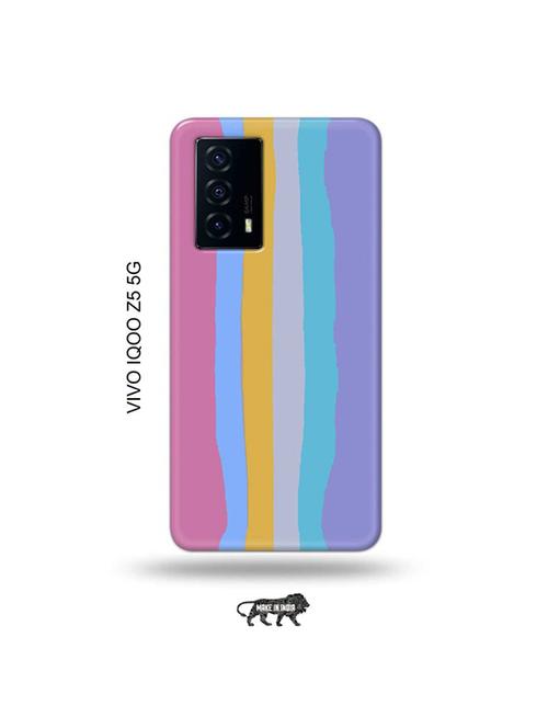 rainbow new back cover compatible with vivo iqoo z5 5g - 19033791 - Very Small Image - 1