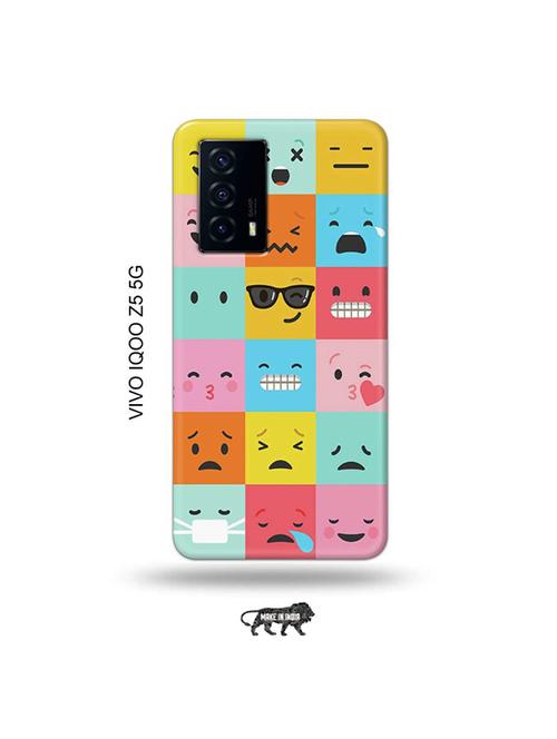 emojies back cover compatible with vivo iqoo z5 5g - 19033804 - Very Small Image - 1