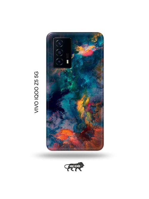abstract colours back cover compatible with vivo iqoo z5 5g - 19033840 - Very Small Image - 1