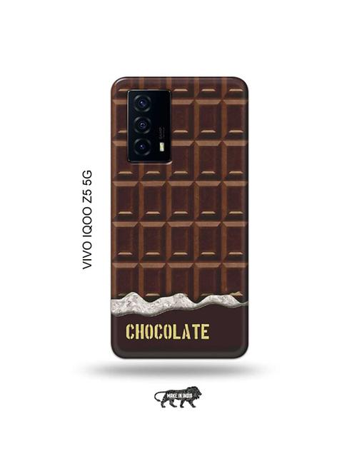 chocolate back cover compatible with vivo iqoo z5 5g - 19033852 - Very Small Image - 1