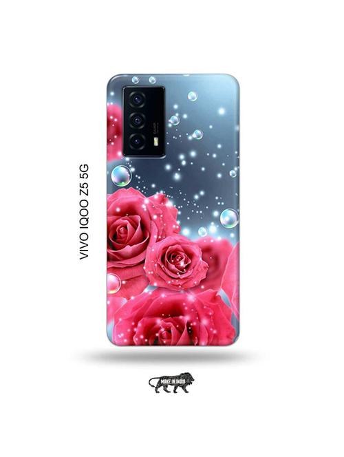 flowers back cover compatible with vivo iqoo z5 5g - 19033908 - Very Small Image - 1