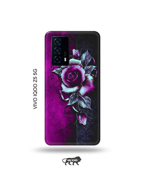 flowers back cover compatible with vivo iqoo z5 5g - 19033931 - Very Small Image - 1