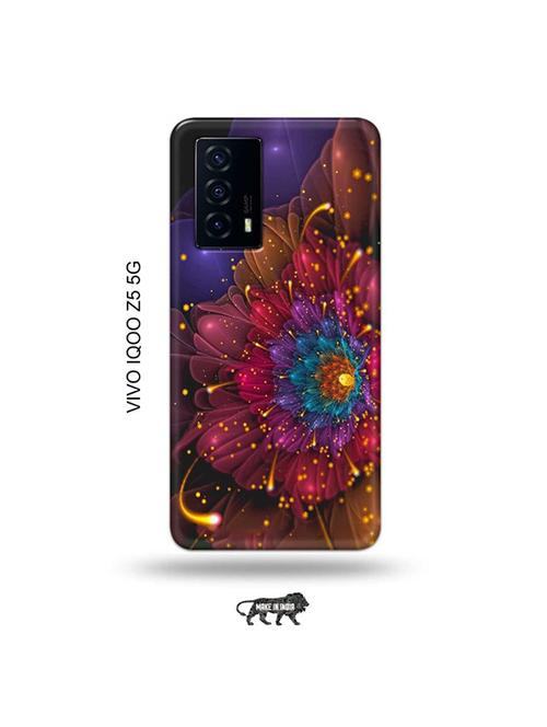 flowers back cover compatible with vivo iqoo z5 5g - 19033932 - Very Small Image - 1