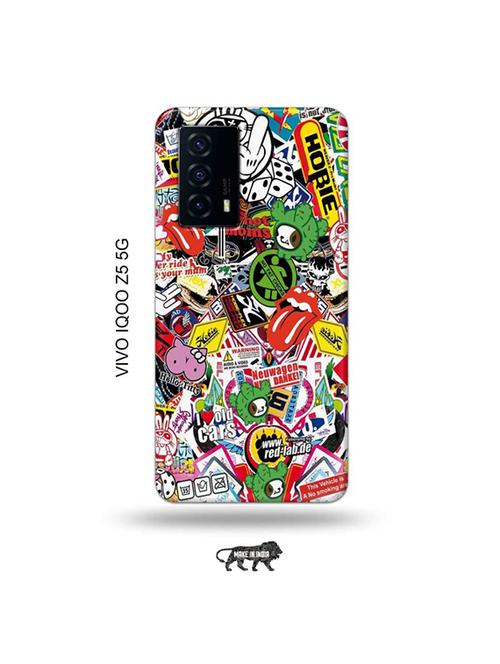 travel dope back cover compatible with vivo iqoo z5 5g - 19033942 - Very Small Image - 1
