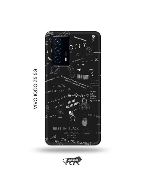nerdy sorry back cover compatible with vivo iqoo z5 5g - 19033949 - Very Small Image - 1