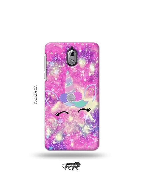 tweakymod designer printed hard case | unicorn back cover compatible with nokia 3.1 - 19034079 - Very Small Image - 1